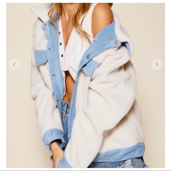 #10 Warm and cozy Reversible Oversized Corduroy jacket - Picture 9 of 9